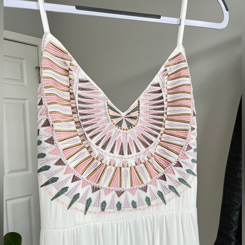 Maxi off white dress LULU’s size L
